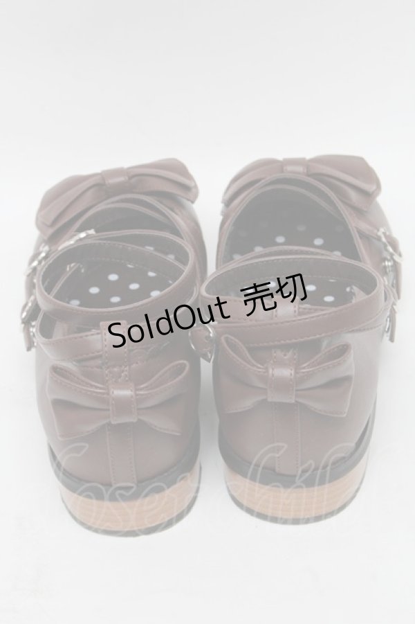 画像3: Angelic Pretty / Tea Partyシューズ LL ブラウン S-25-04-12-008-AP-SH-AS-ZS (3)