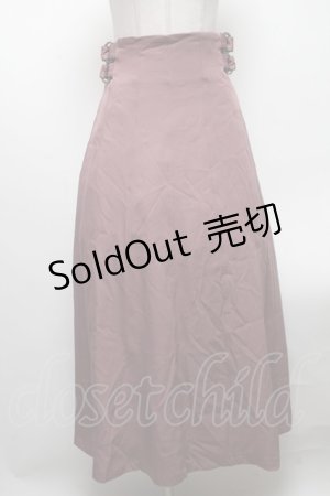 画像: axes femme / ハイウエストロングスカート  ピンク S-25-04-12-094-AX-SK-HR-ZS