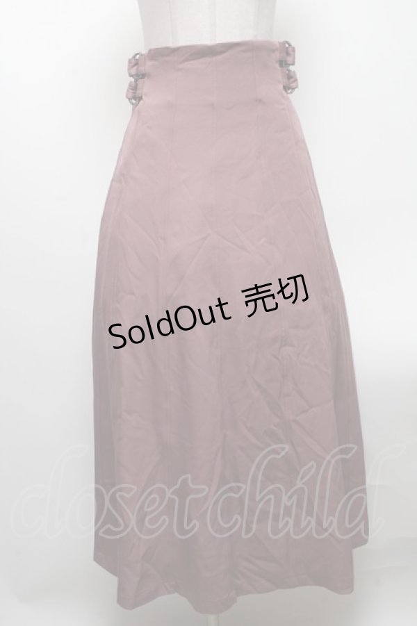 画像1: axes femme / ハイウエストロングスカート  ピンク S-25-04-12-094-AX-SK-HR-ZS (1)