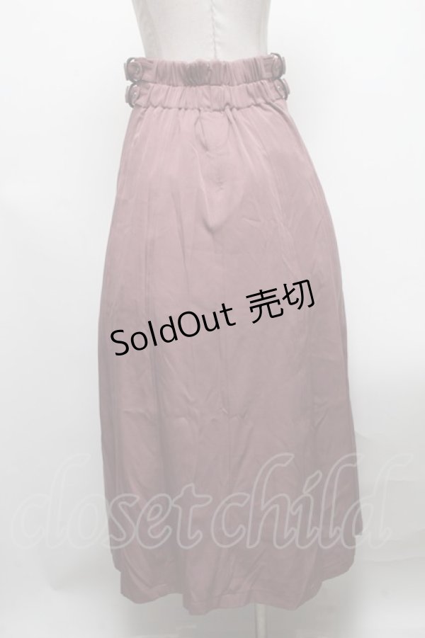 画像2: axes femme / ハイウエストロングスカート  ピンク S-25-04-12-094-AX-SK-HR-ZS (2)
