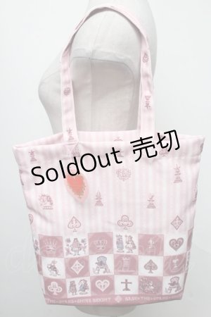 画像: BABY,THE STARS SHINE BRIGHT / チェスアリス〜あの日の私の宝物〜トートバッグ  ピンク S-25-04-12-015-BA-BG-AS-ZS