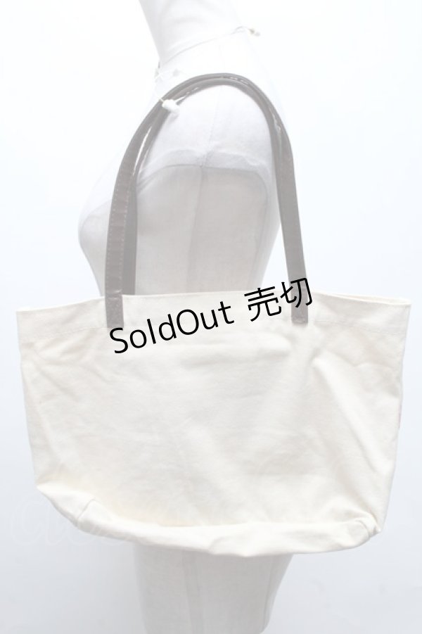 画像2: axes femme / バラｘ時計プリントバッグ  オフ S-25-04-12-016-AX-BG-HR-ZS (2)