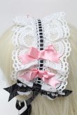 画像3: BABY,THE STARS SHINE BRIGHT / Creamy sweet macaronヘッドドレス  白ｘ黒 S-25-04-12-003-BA-AC-AS-ZS (3)