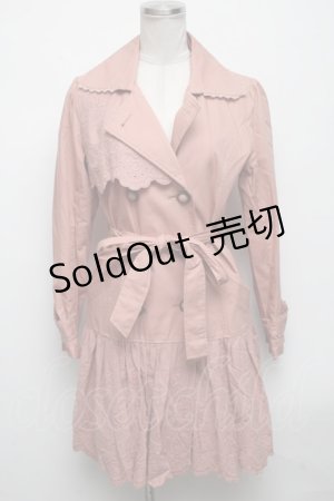 画像: axes femme / スプリングコート  ピンク S-25-04-14-047-AX-CO-AS-ZS