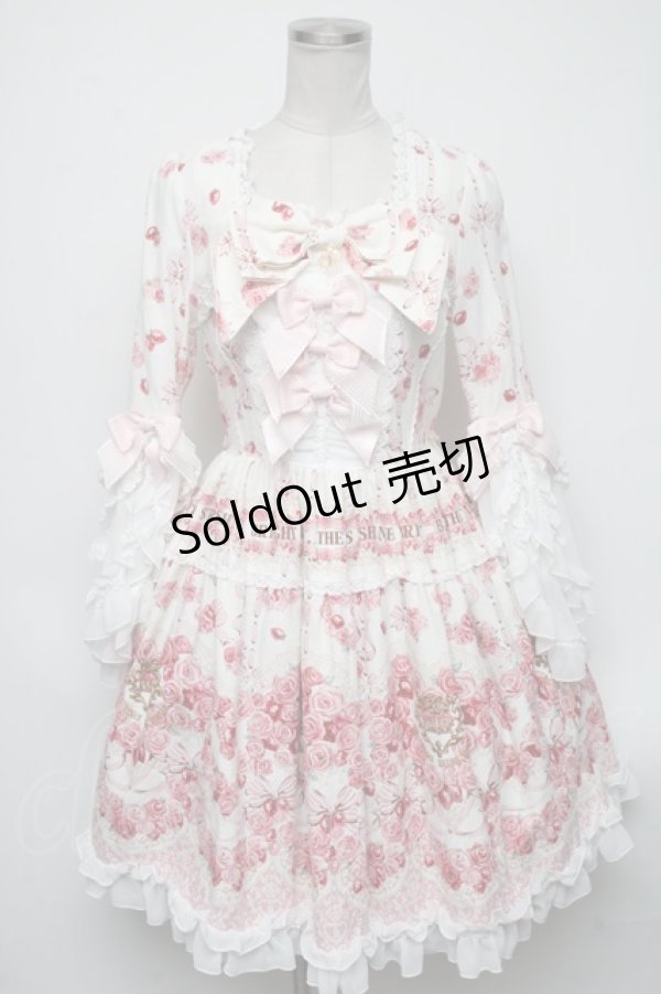 画像1: BABY,THE STARS SHINE BRIGHT /Strawberry Rose Bouquetワンピース  オフ S-25-04-14-048-BA-OP-AS-ZS (1)