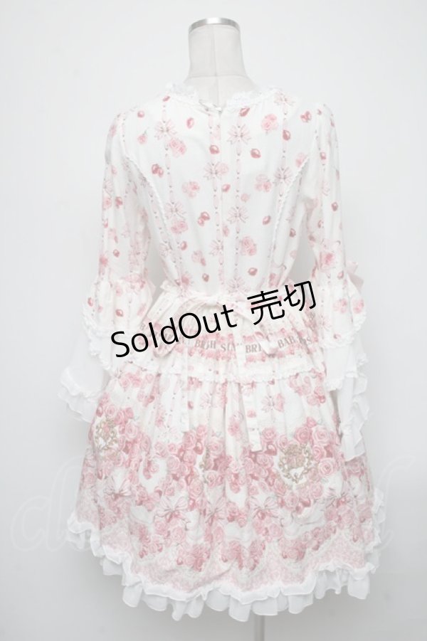 画像2: BABY,THE STARS SHINE BRIGHT /Strawberry Rose Bouquetワンピース  オフ S-25-04-14-048-BA-OP-AS-ZS (2)