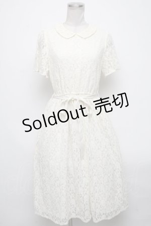 画像: 【SALE】Fi.n.t / 総レースワンピース  オフ S-25-04-14-050-CA-OP-AS-ZT320