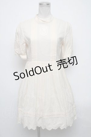 画像: an another angelus / コットンギャザーワンピース  オフ S-25-04-14-054-CA-OP-AS-ZS
