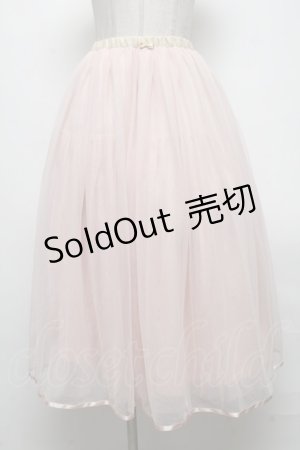 画像: Franche Lippee / チュールスカート  ピンク S-25-04-14-071-LO-SK-AS-ZS