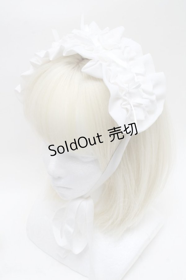 画像1: axes femme kawaii / プチリボンヘッドドレス  白 S-25-04-14-010-AX-AC-HR-ZS (1)