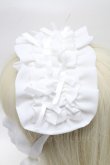 画像3: axes femme kawaii / プチリボンヘッドドレス  白 S-25-04-14-010-AX-AC-HR-ZS (3)