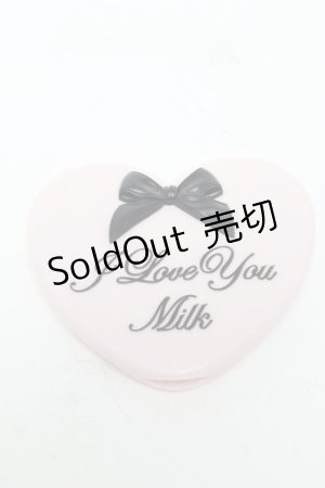 画像: MILK / ハートミラー  ピンク S-25-04-14-002-ML-AC-HR-ZS