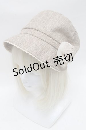 画像: axes femme / コサージュ付ハット   S-25-04-14-013-AX-TO-HR-ZS