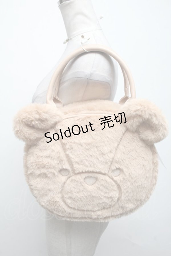 画像1: axes femme kawaii / ふわふわクマバッグ  キャメル S-25-04-14-019-AX-BG-AS-ZS (1)