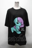 画像1: NieR Clothing / プリントTシャツ  黒 S-25-04-15-047-PU-TS-AS-ZS (1)