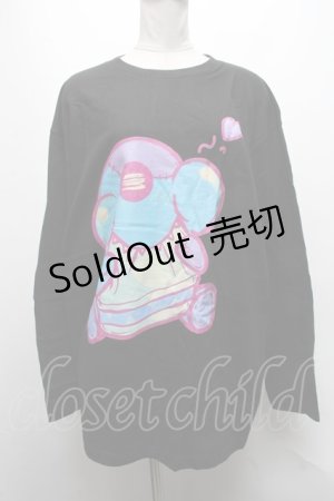 画像: NieR Clothing / プリントTシャツ  黒 S-25-04-15-048-PU-TS-AS-ZS