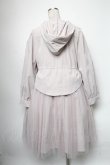 画像2: axes femme POETIQUE / チュール使いロングパーカー  薄ピンク S-25-04-15-054-AX-OP-HR-ZS (2)