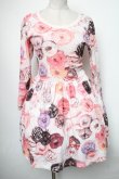 画像1: MILK / DONUTカットワンピース  ピンク S-25-04-15-055-ML-OP-HR-ZS (1)