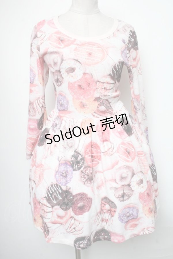 画像1: MILK / DONUTカットワンピース  ピンク S-25-04-15-055-ML-OP-HR-ZT089 (1)