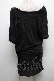 画像2: VII / ptドレープTシャツ  黒 S-25-04-15-039-HN-TS-HR-ZS (2)