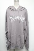画像1: DimMoire / CRUSH ダメージパーカー  グレー S-25-04-17-056-GO-TO-AS-ZS (1)