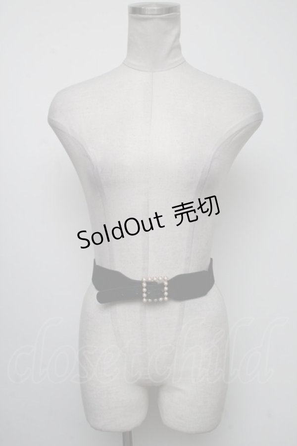画像2: axes femme / パールバックルベルト   S-25-04-17-018-AX-CO-HR-ZS (2)