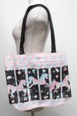 画像1: Angelic Pretty / Sugary Carnival柄ビッグトートバッグ  黒 S-25-04-17-022-AP-ZA-AS-ZS (1)