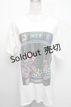 画像: NieR Clothing / プリントTシャツ  白 S-25-04-17-028-PU-TS-HR-ZS