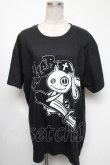 画像1: NieR Clothing / プリントTシャツ  黒 S-25-04-17-047-PU-TS-HR-ZS (1)