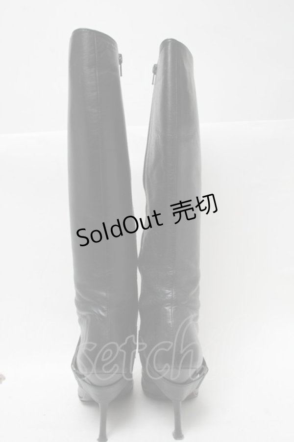 画像3: alice auaa / ロングブーツ 24 黒 S-25-04-18-017-AA-SH-AS-ZS (3)