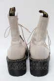 画像3: Dr.Martens （Getta Grip） / LEONA厚底ヒールブーツ UK5 ベージュ S-25-04-18-020-PU-SH-AS-ZS (3)