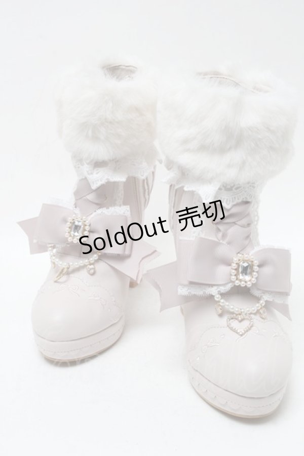 画像1: LIZ LISA / Many Wayファーショートブーツ  ピンク S-25-04-18-021-LO-SH-HR-ZT-K017 (1)