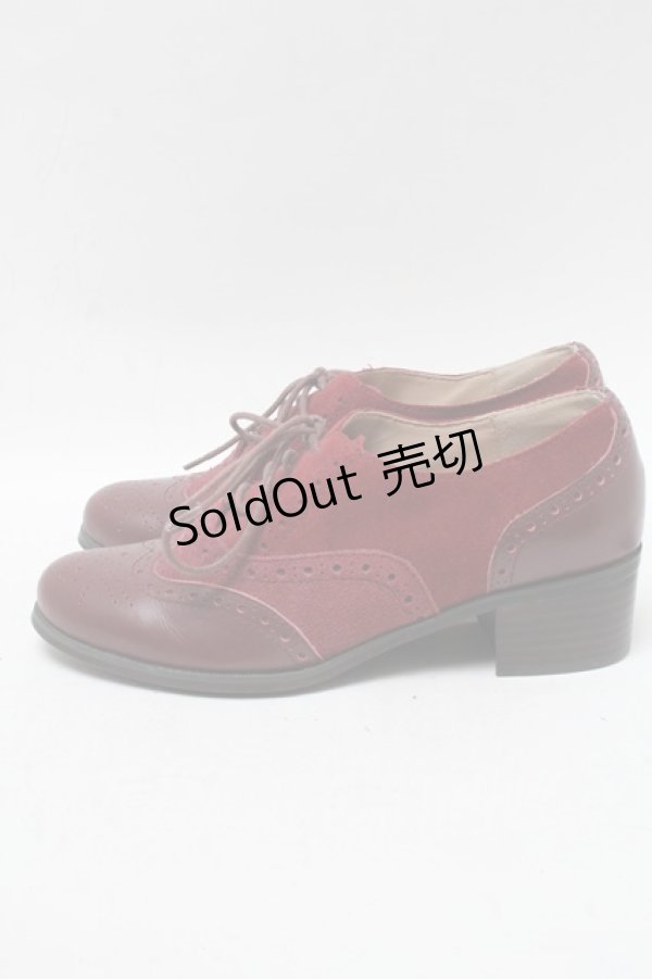 画像2: PINK HOUSE / SHウイングチップシューズ M ワイン S-25-04-18-024-LO-SH-AS-ZS (2)