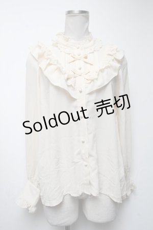画像: axes femme kawaii / クラシカルドールブラウス  キナリ S-25-04-19-005-AX-BL-HR-ZS