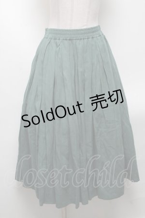 画像: Jane Marple Dans Le Salon / コットンリネンスカート  グリーン S-25-04-19-057-JM-SK-AS-ZS