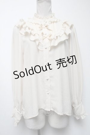 画像: axes femme kawaii / クラシカルドールブラウス  キナリ S-25-04-19-008-AX-BL-HR-ZS