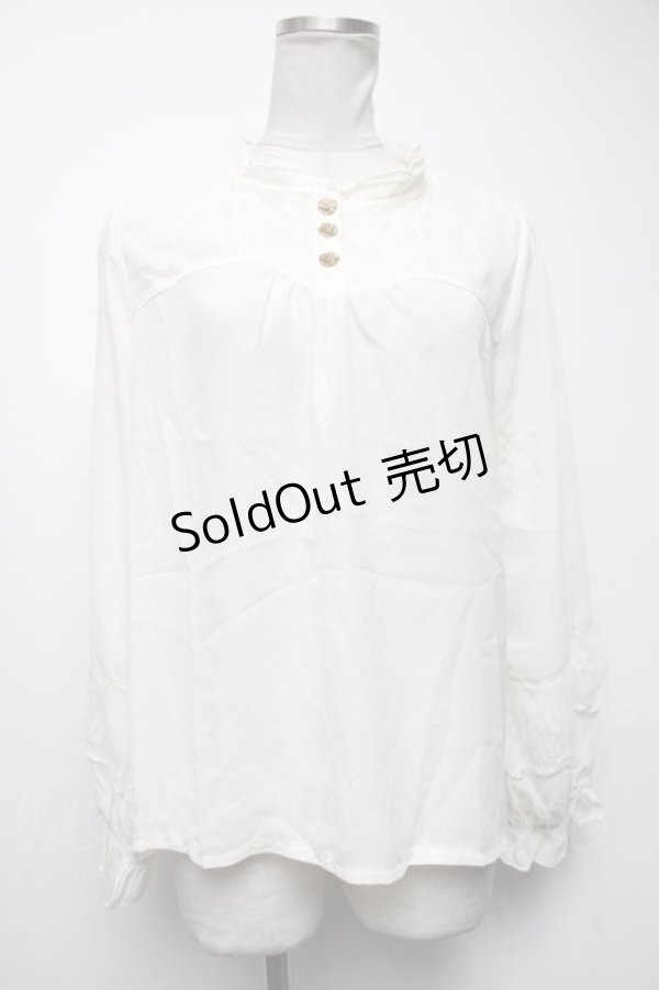 画像1: axes femme / ビスチェ切替ブラウス  キナリ S-25-04-19-012-AX-TO-HR-ZS (1)
