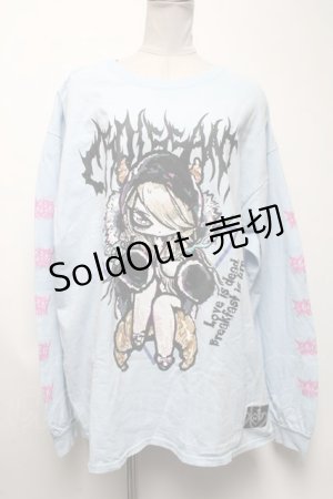 画像: HYPER CORE / L-125 CROISSANTロングスリーブTシャツ  サックス S-25-04-19-021-PU-TO-AS-ZS