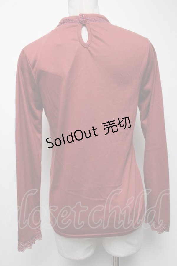 画像2: axes femme / レースプルオーバー   S-25-04-19-025-AX-BL-HR-ZI (2)