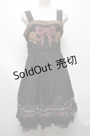 画像: axes femme / ローズモチーフレースワンピース   S-25-04-19-045-AX-OP-AS-ZS