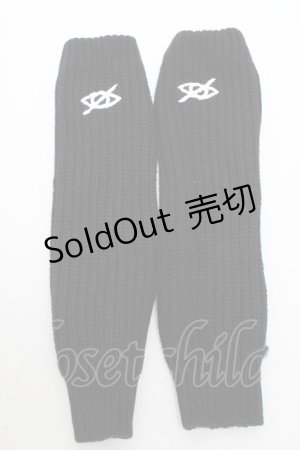 画像: KRY CLOTHING / ニットレッグカバー  黒 S-25-04-23-001-EL-ZA-HR-ZS