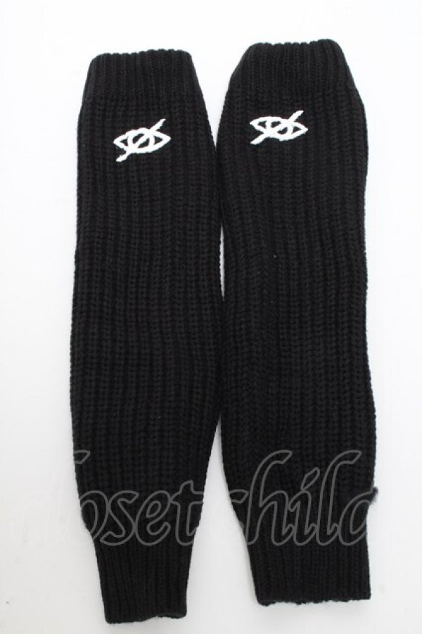 画像1: KRY CLOTHING / ニットレッグカバー  黒 S-25-04-23-001-EL-ZA-HR-ZS (1)