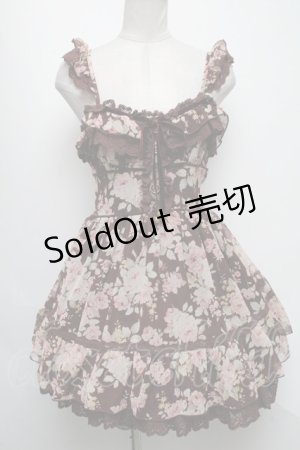 画像: LIZ LISA / 花柄シフォンチュニック  ブラウン S-25-04-23-075-LO-TO-HR-ZS