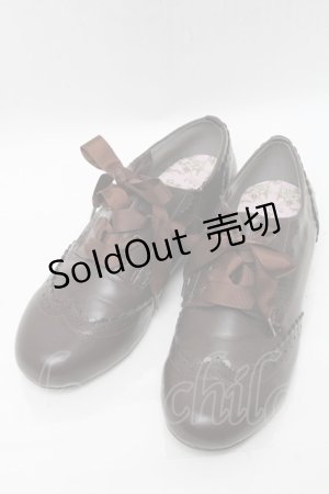 画像: m petit by misako / NINA’Sコラボシューズ  ブラウン S-25-04-23-008-LO-SH-HR-ZS