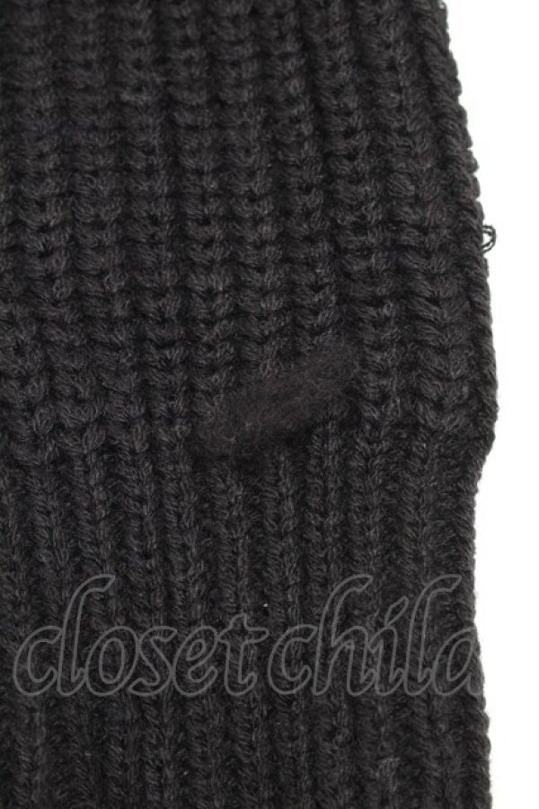 画像3: KRY CLOTHING / ニットレッグカバー  黒 S-25-04-23-001-EL-ZA-HR-ZS (3)