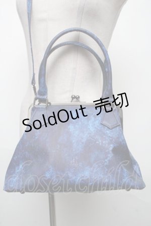 画像: Moi-meme-Moitie / M+ATサイバー口金2WAYバッグ  ブルー S-25-04-23-019-MO-BG-AS-ZS