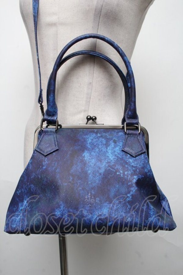 gallery/Moi-meme-Moitie】M+ATサイバー 口金2WAYバッグ 青/x