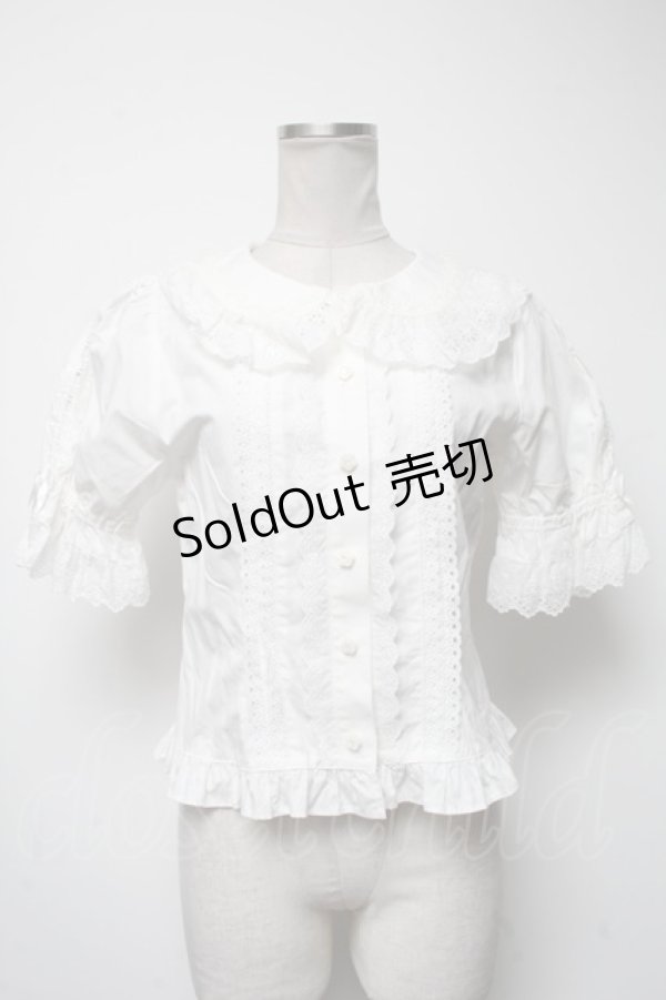 画像1: BABY,THE STARS SHINE BRIGHT / Parfaitブラウス  白 S-25-04-23-031-BA-BL-AS-ZS (1)