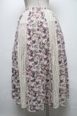 画像2: axes femme /花柄レース切替スカート  オフ S-25-04-25-054-AX-SK-ET-ZS (2)