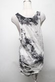 画像2: CIVARIZE / オパールダメージロングタンクトップ 44 白ｘ黒 S-25-04-25-006-GO-TO-AS-ZS (2)
